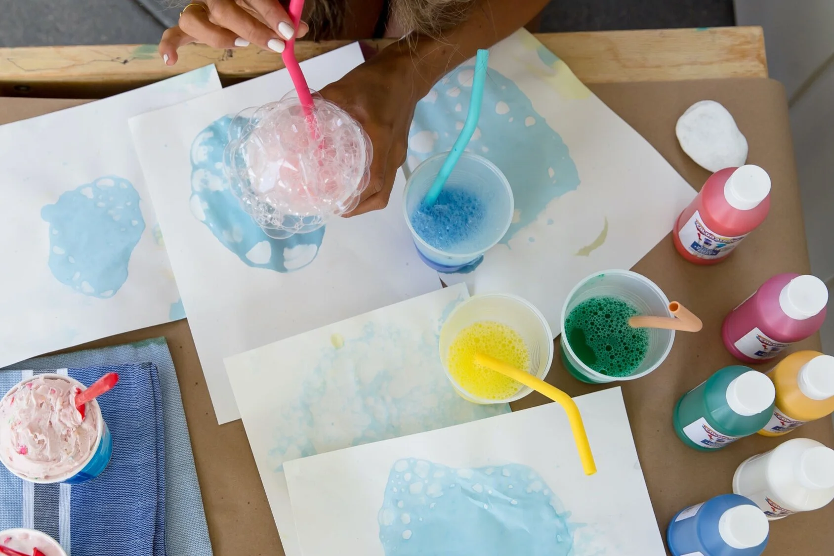 Colorful Bubble Art 