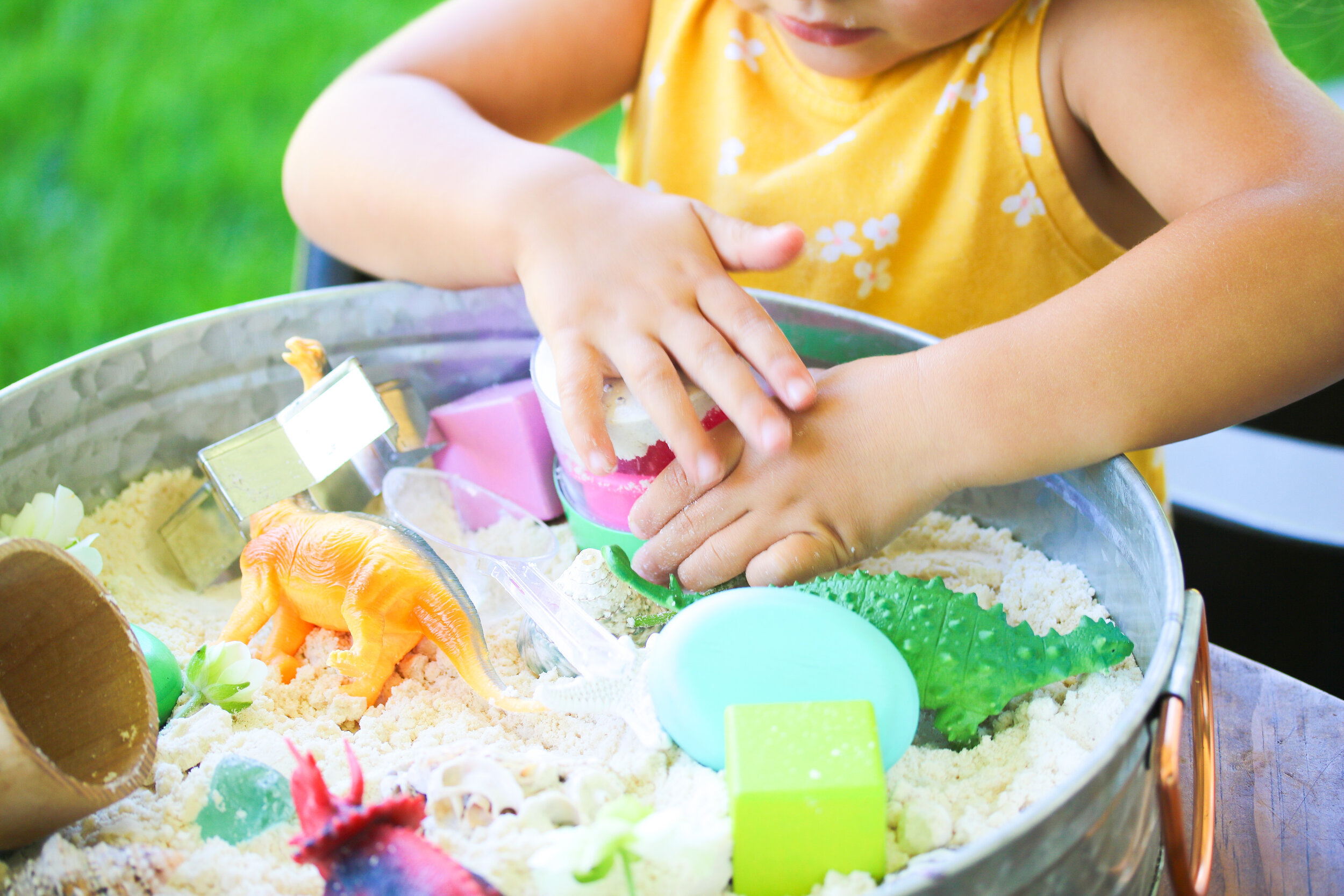DIY Kinetic Sand Recipe for Sensory Exploration and Play
