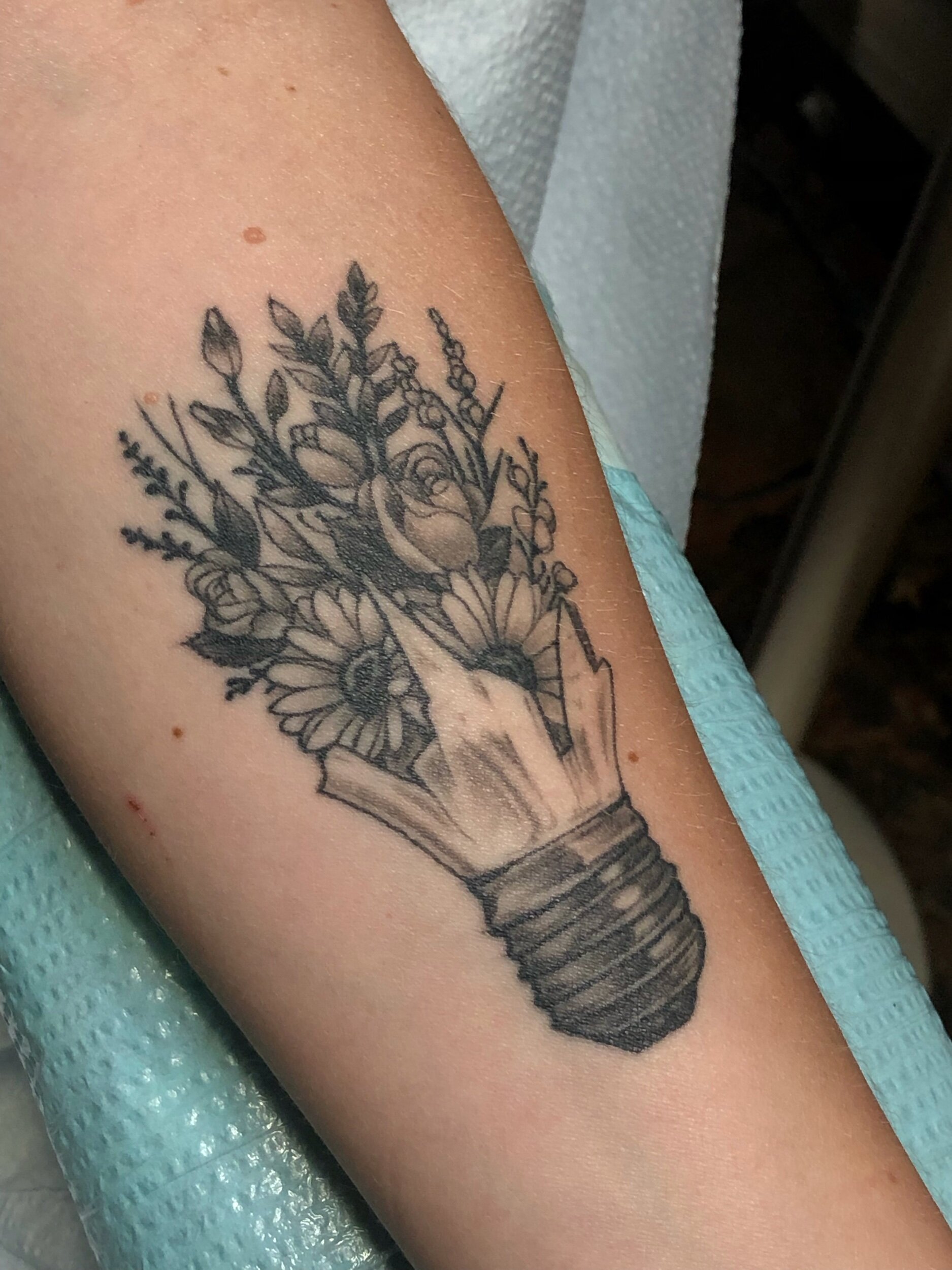 Lamp Light Bulb Tattoo Designs For Woman  TattooMenu