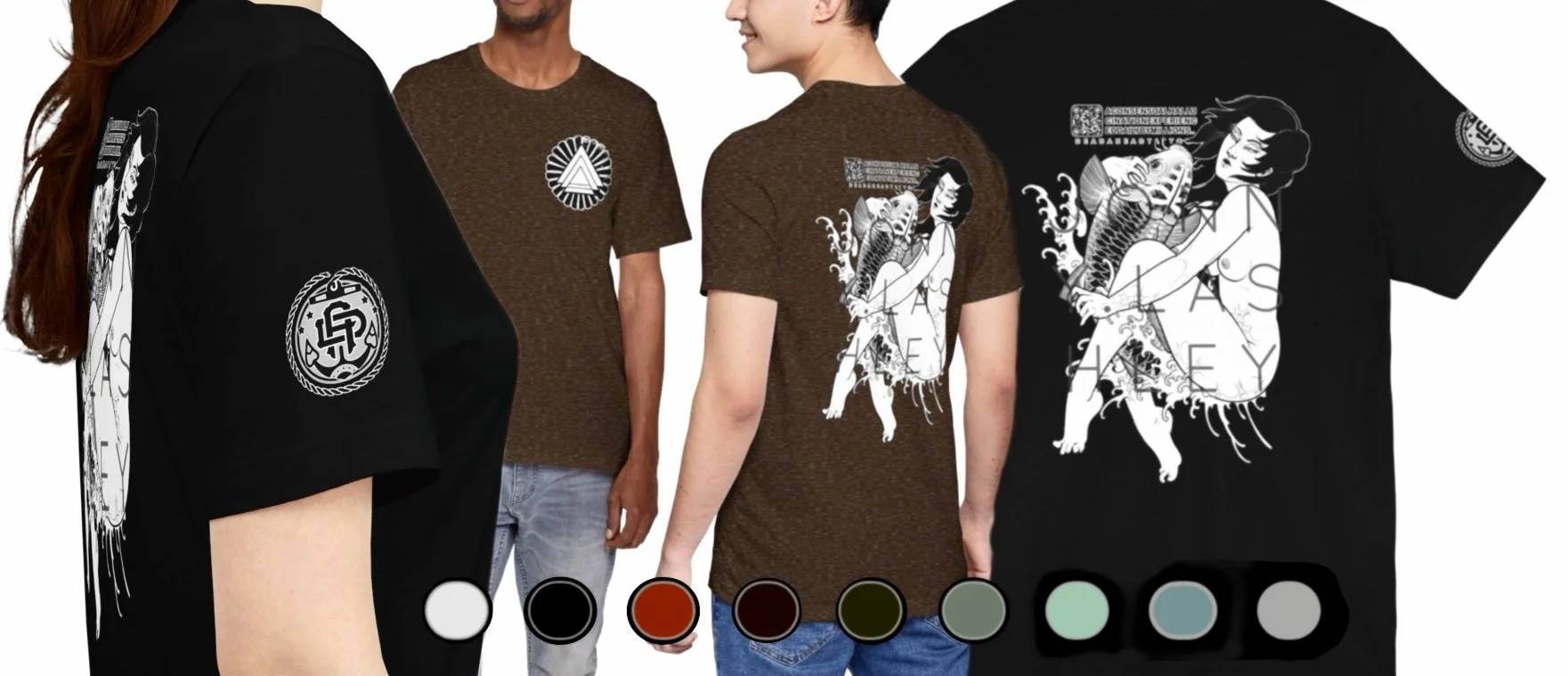 Koi Birth Printify T-Shirt Link