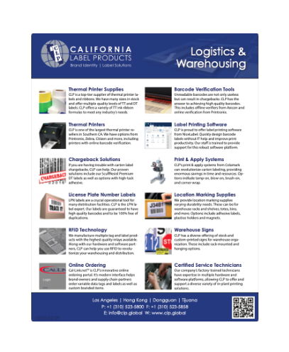 Downloads — California Label Products