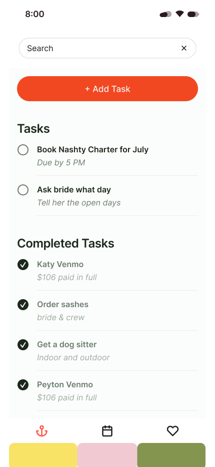 home / bach to-do list