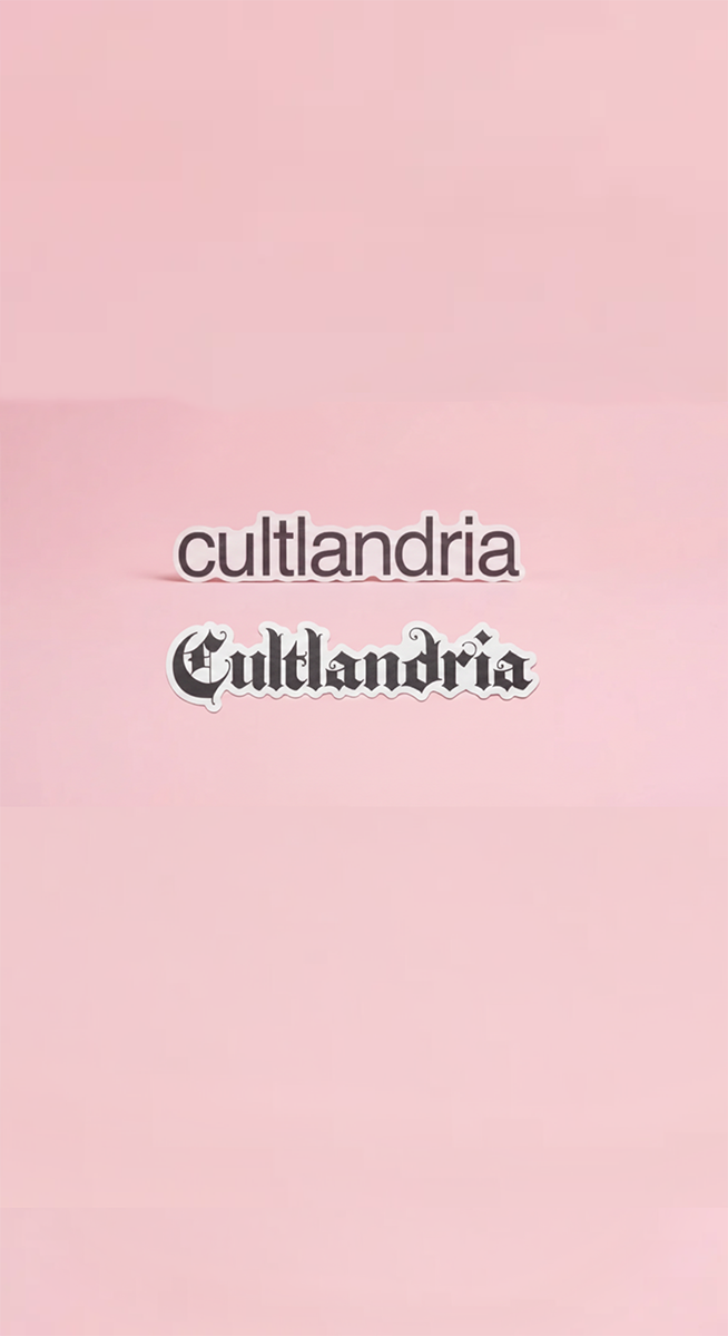 cultlandria vinyl sticker + mystery meme (one time purchase)