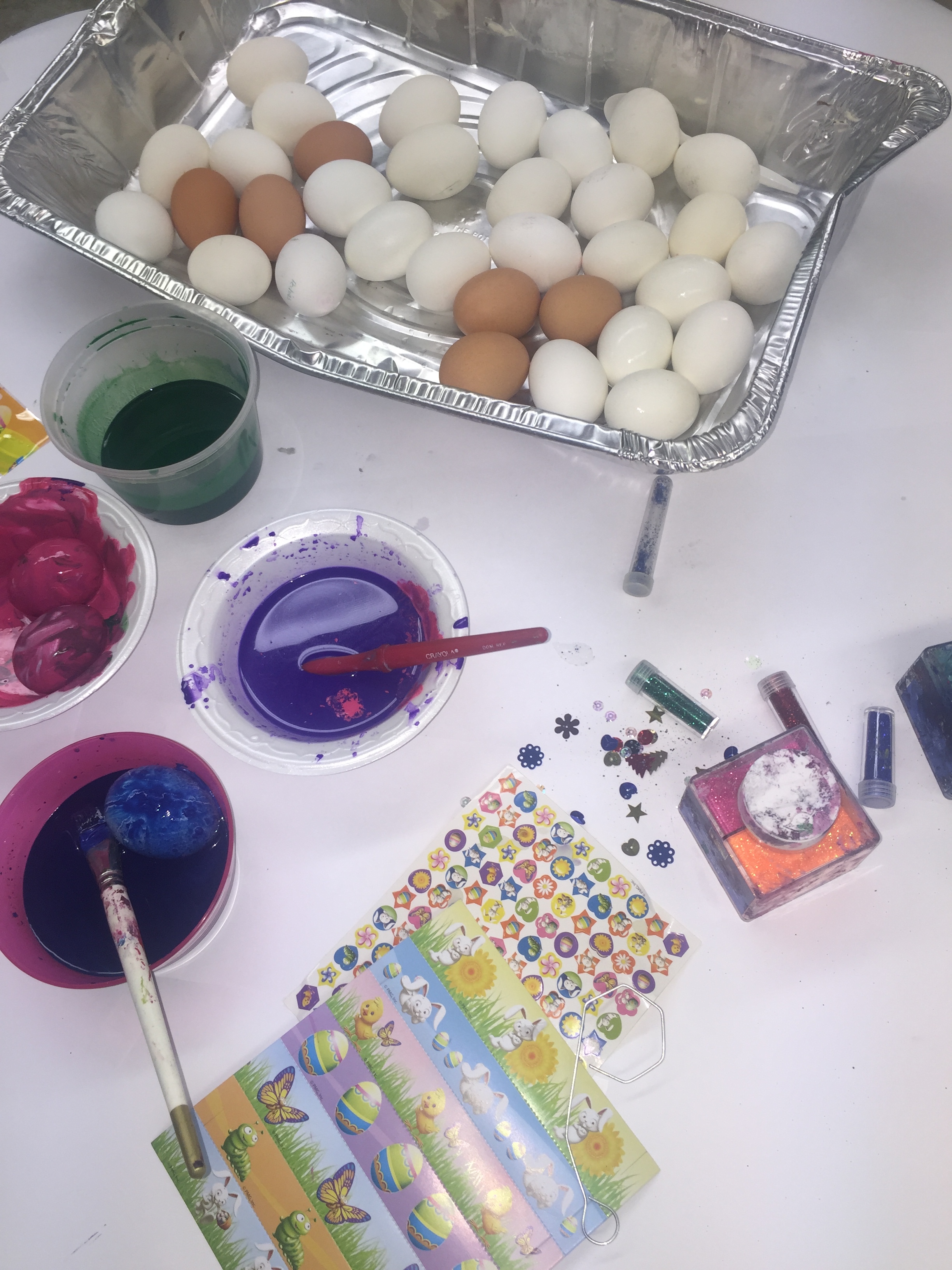 Painting Our Eggs!