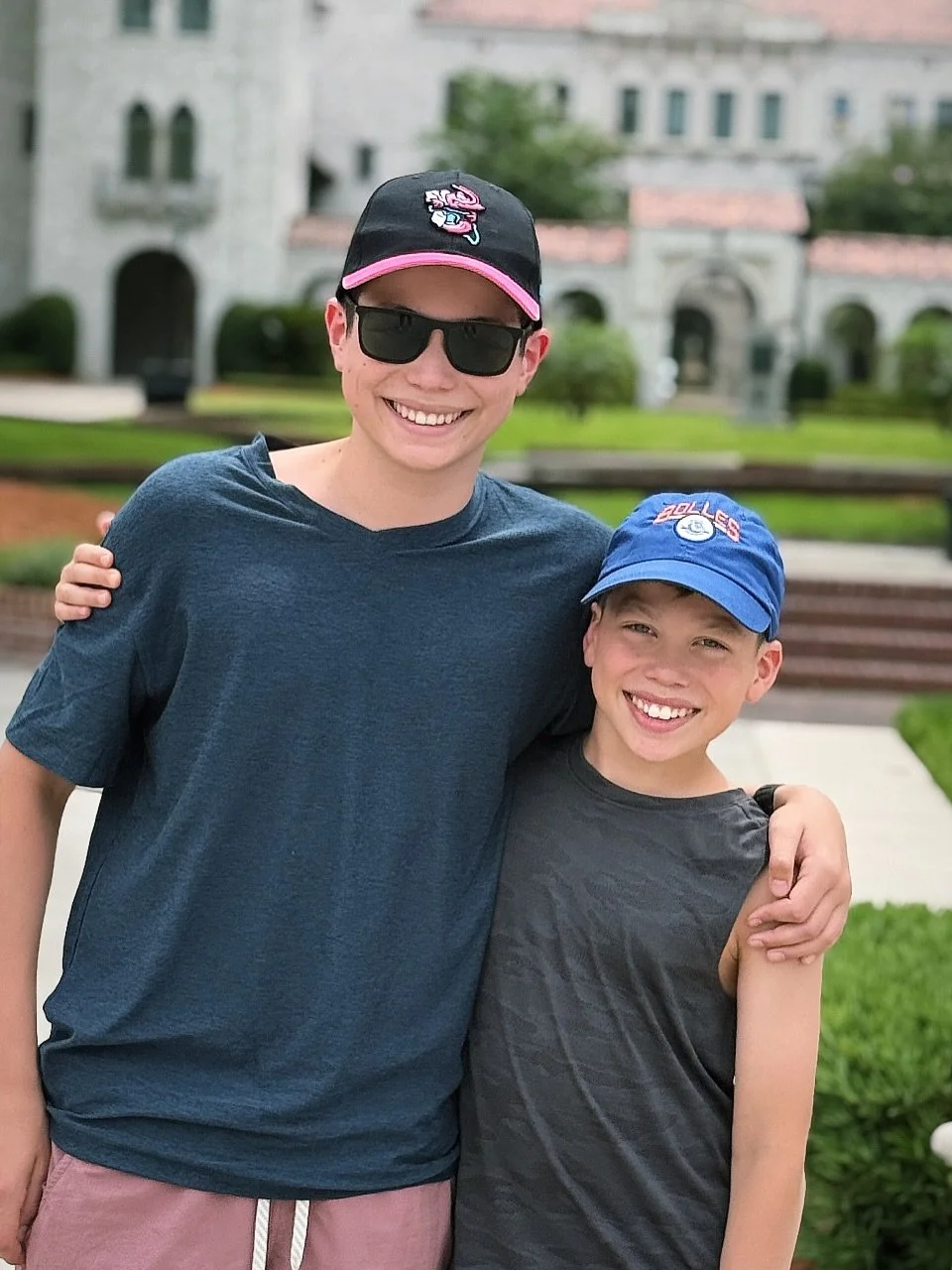 Bolles Swim drop off - summer camp 2025 for Dillon and Jaden. Then Dillon’s home starting August! @bollesschoolswimdive / @bolles_swim_camp