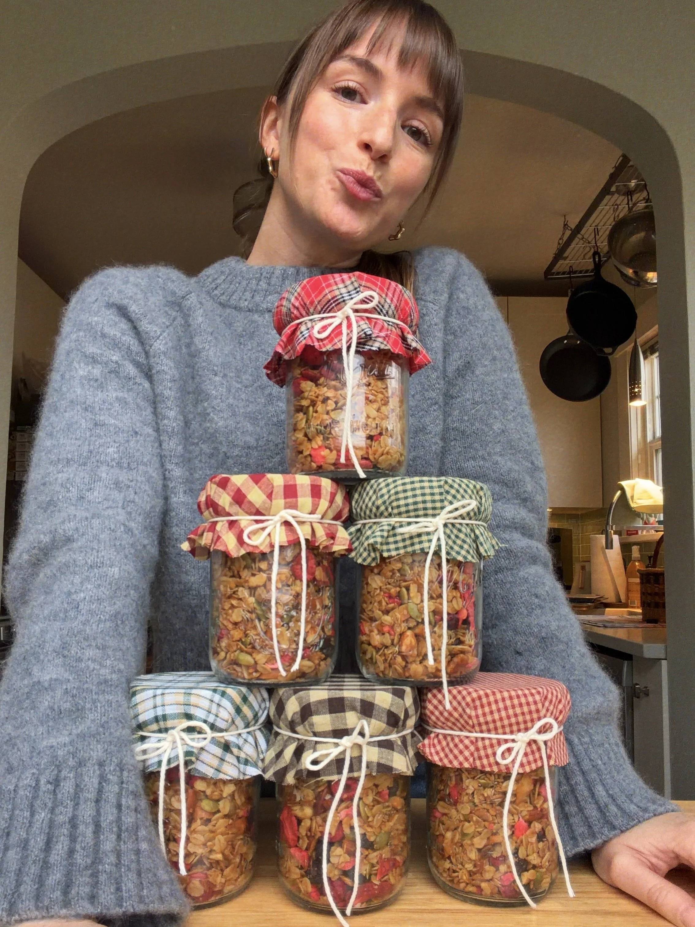 Salty Cardamom Granola 