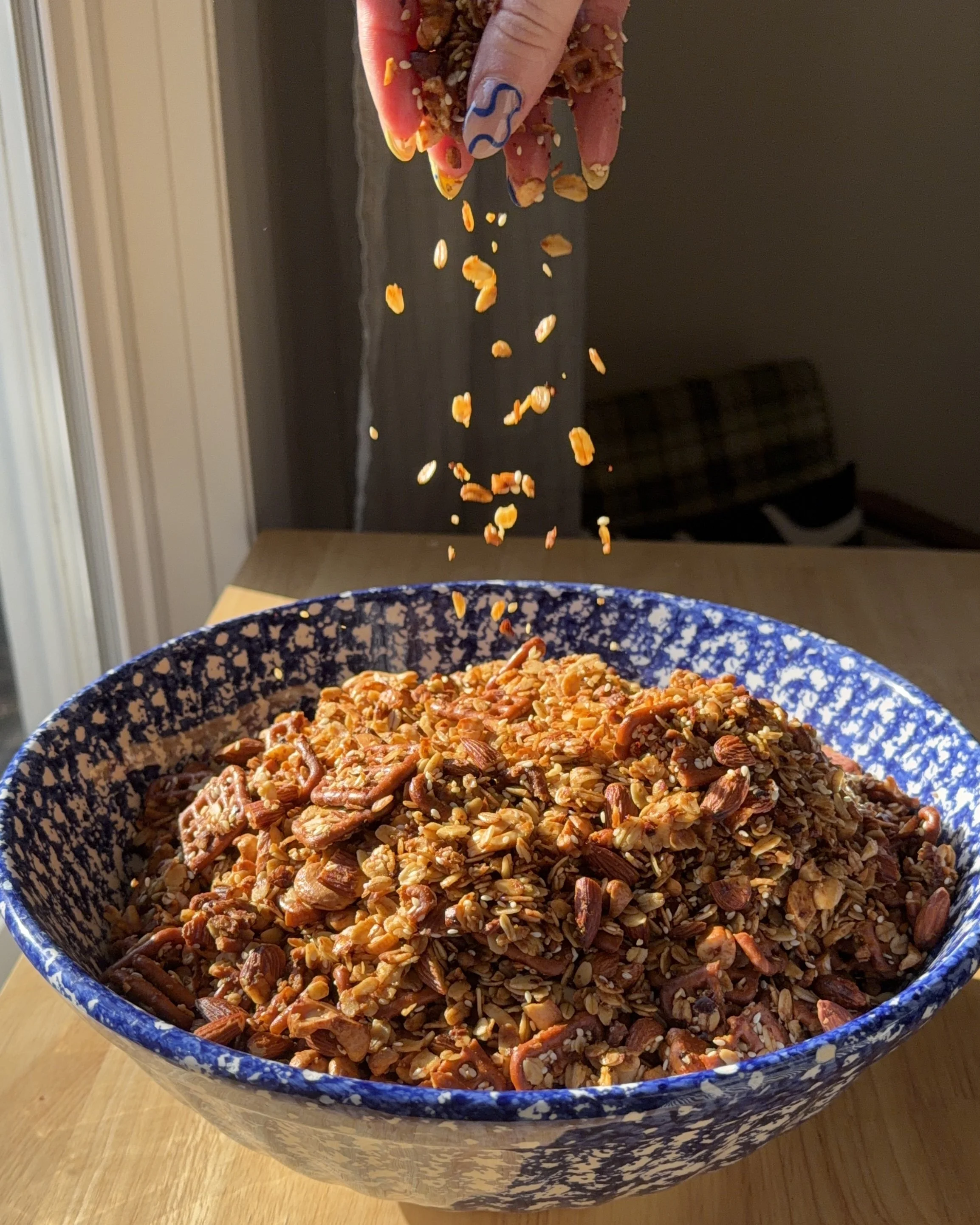 Savory Ginger Sesame Granola