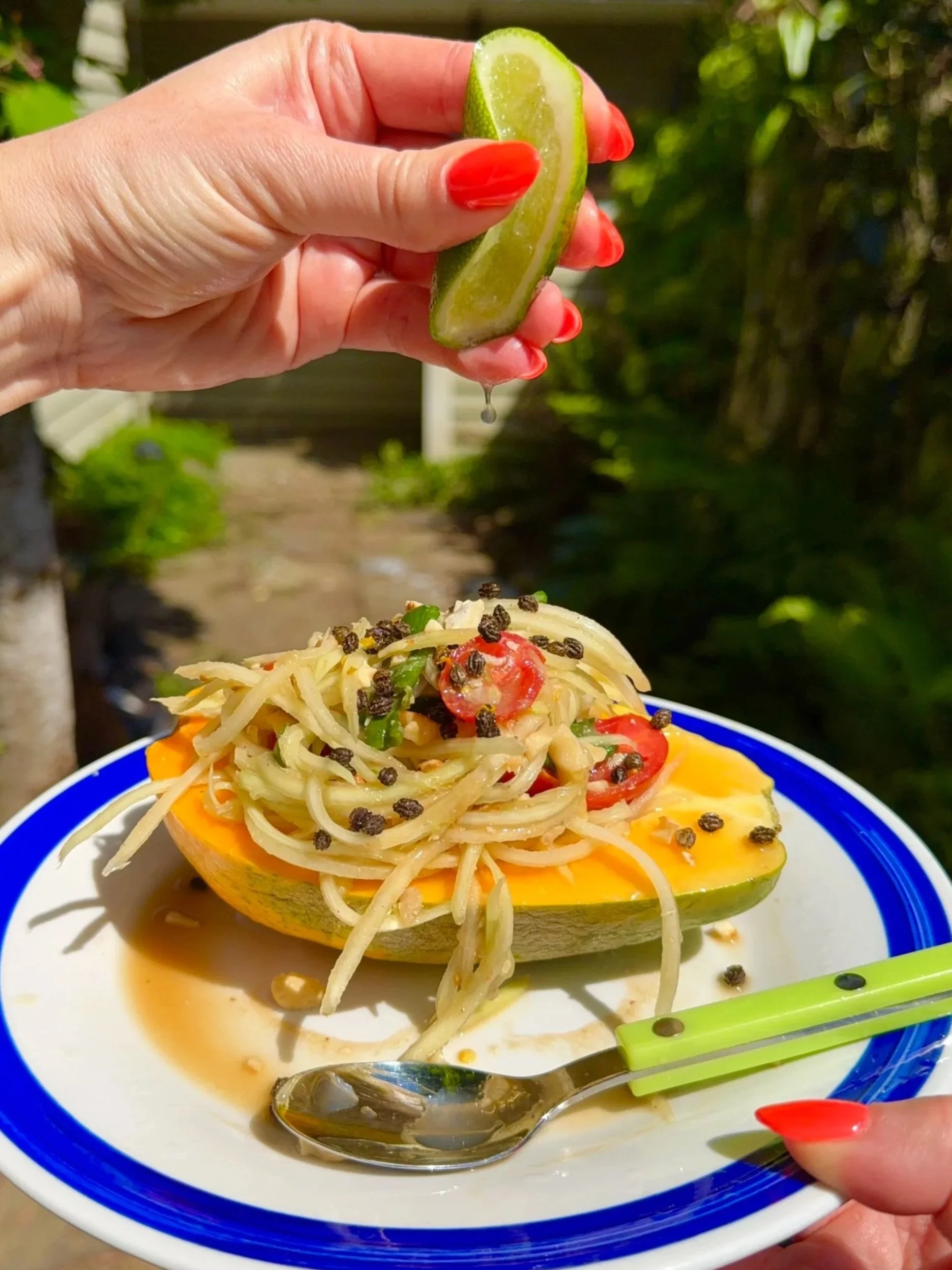 Thai Papaya Salad (Som Tum) with a Twist