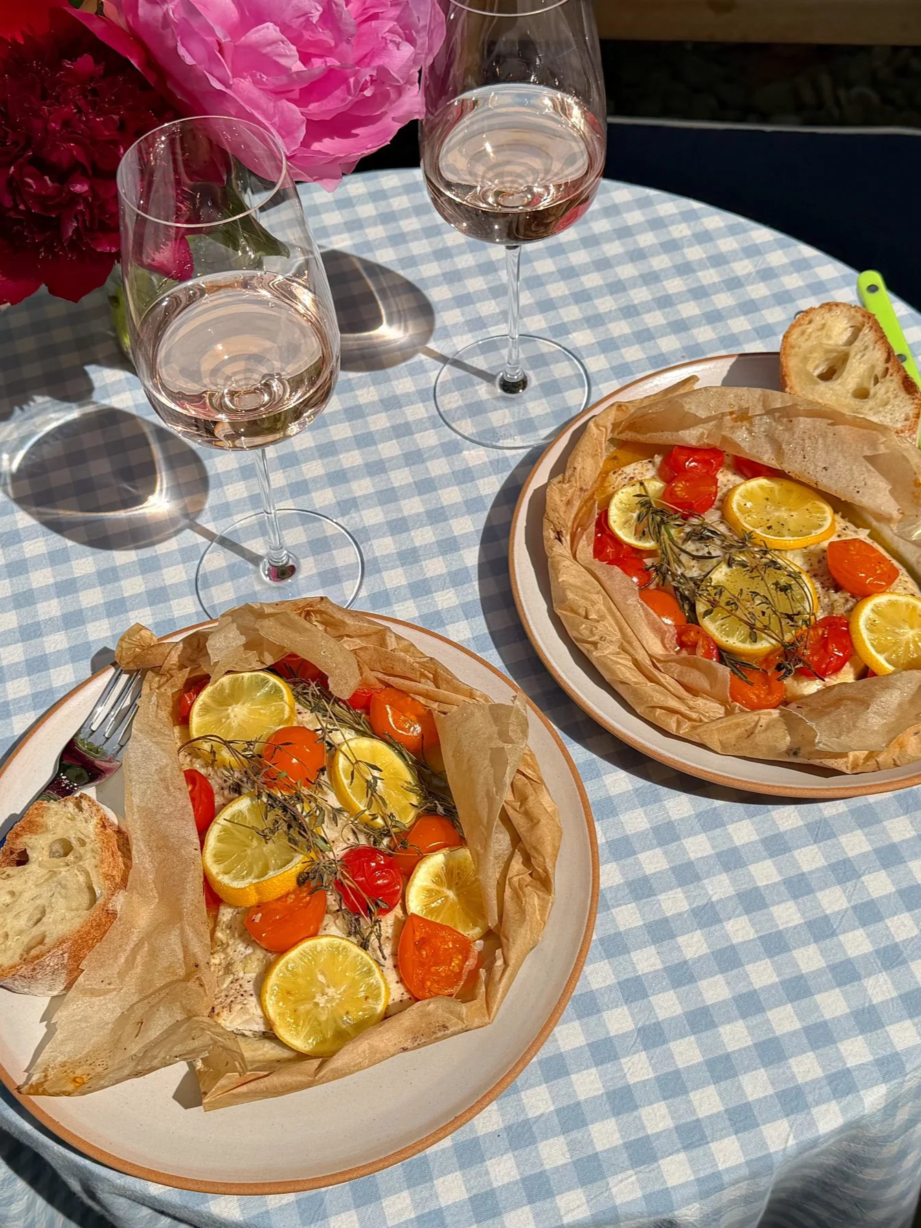 Trout en Papillote (Fish Baked in Parchment)