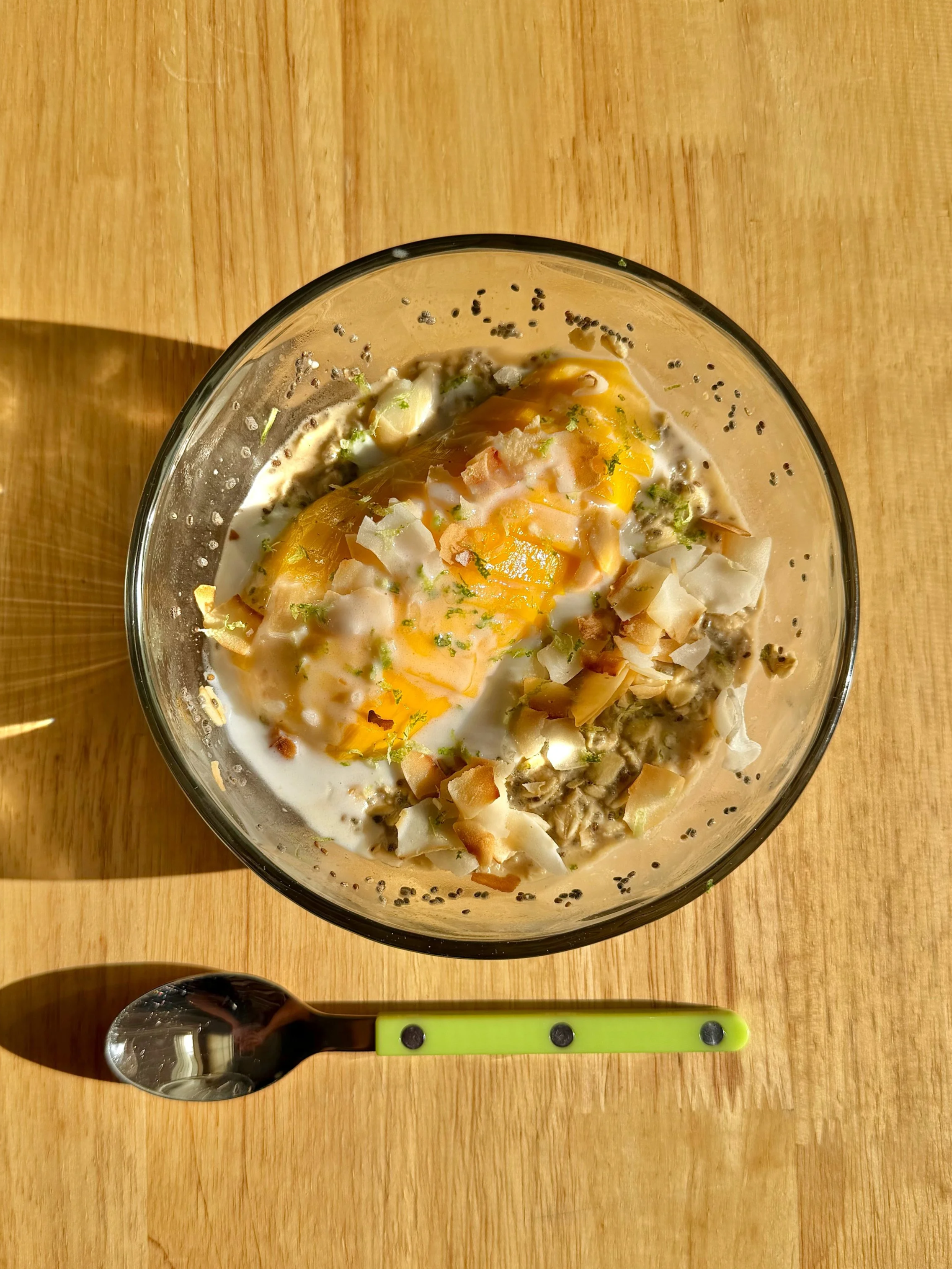 Mango Coconut Overnight Oats