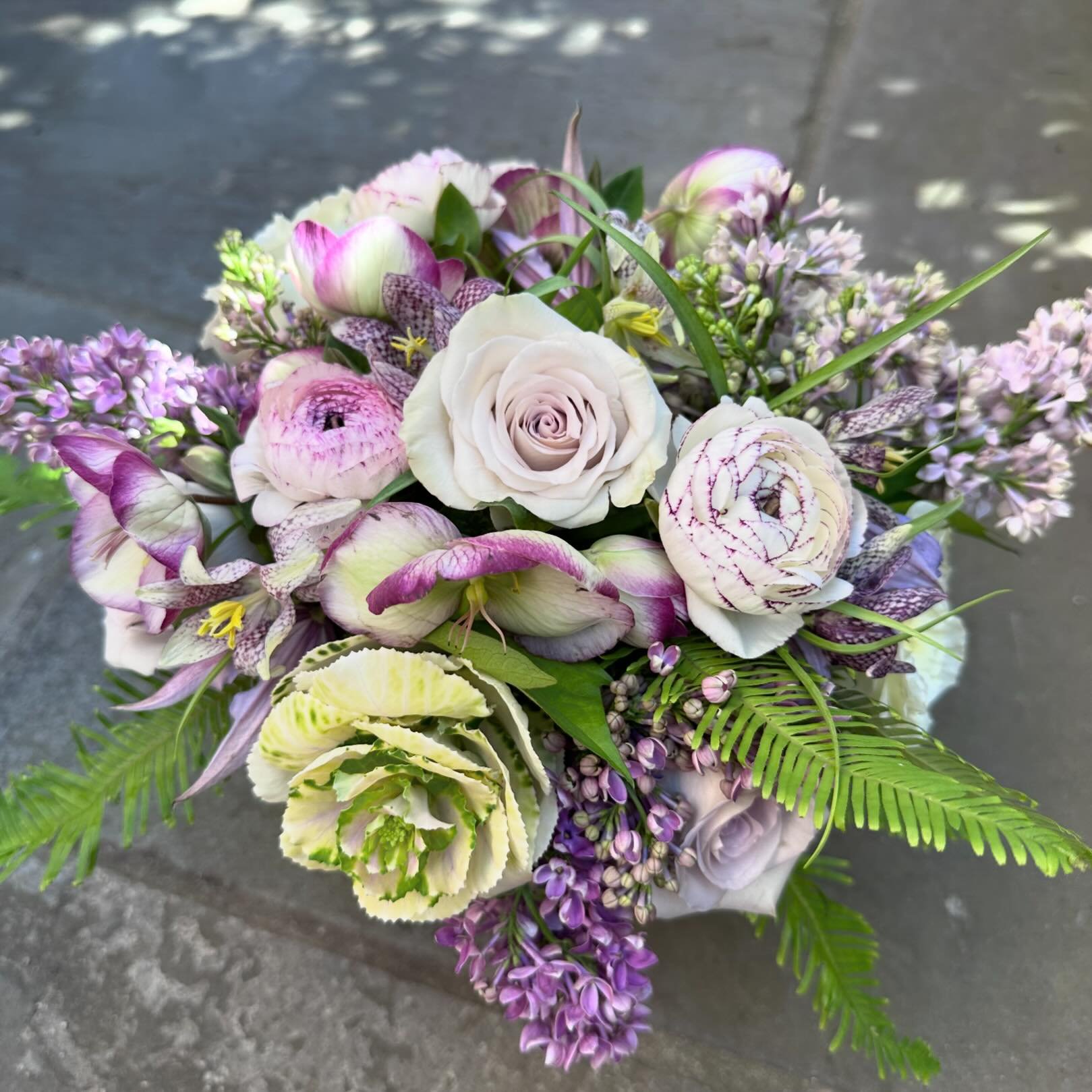 Yes to local lilac bales arriving this week and dappled sunlight. 💜🌿