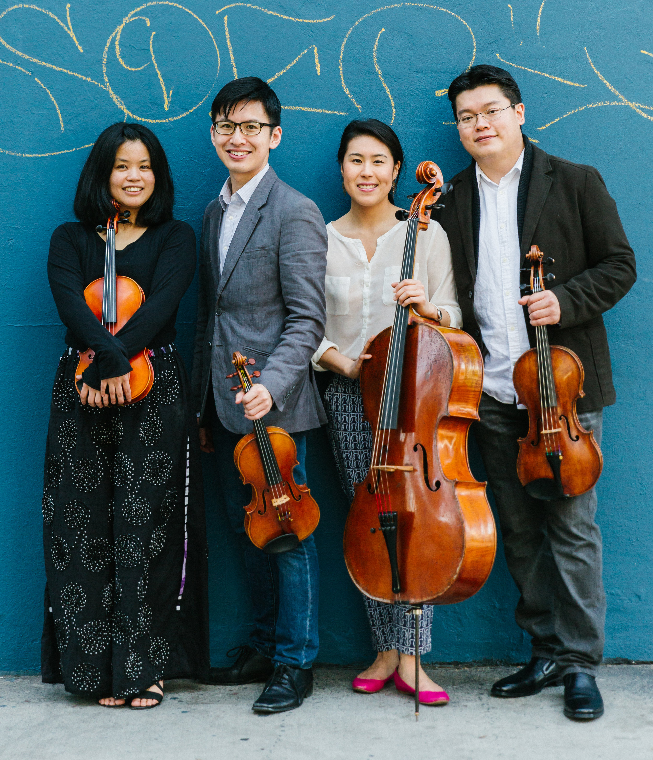 Formosa Quartet | From left to right: Jasmine Lin, Wayne Lee, Deborah Pae, and Che-Yen Chen