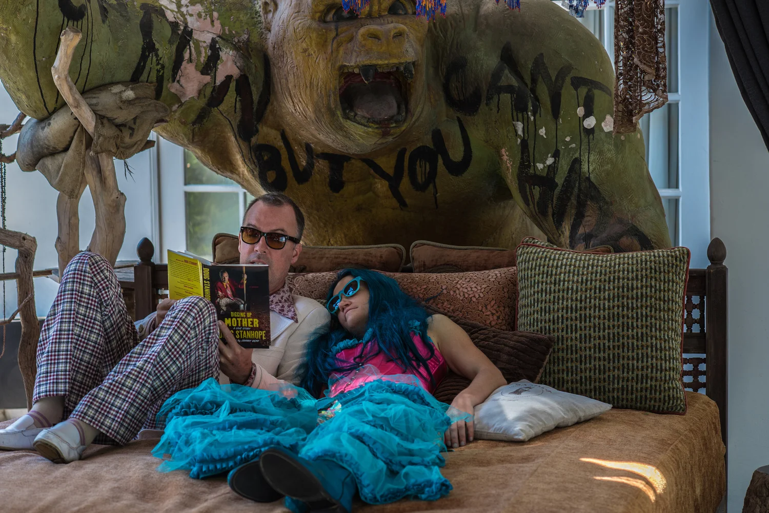 DOUG READING TO BINGO