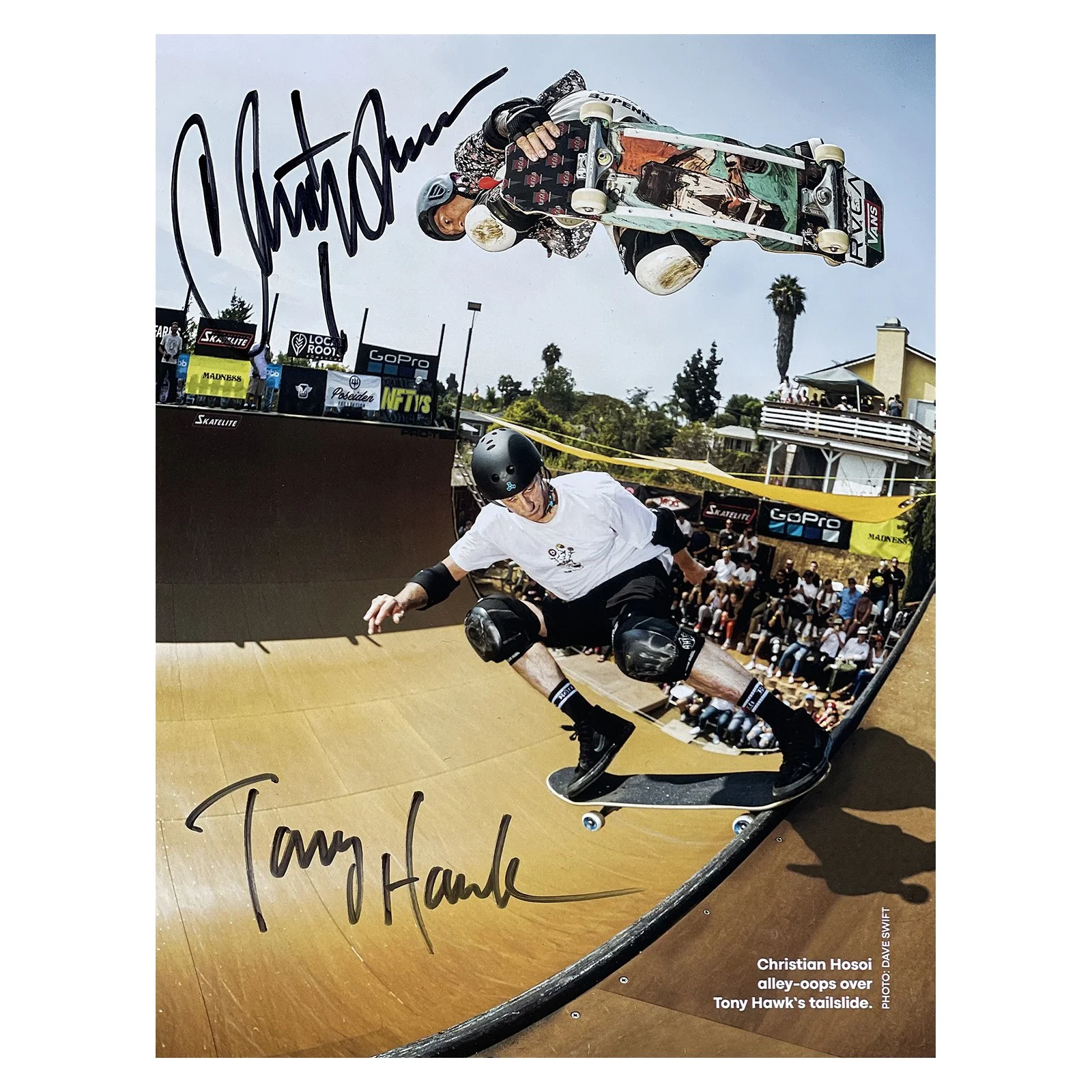 Tony Hawk and Christian Hosoi Autographed Photo