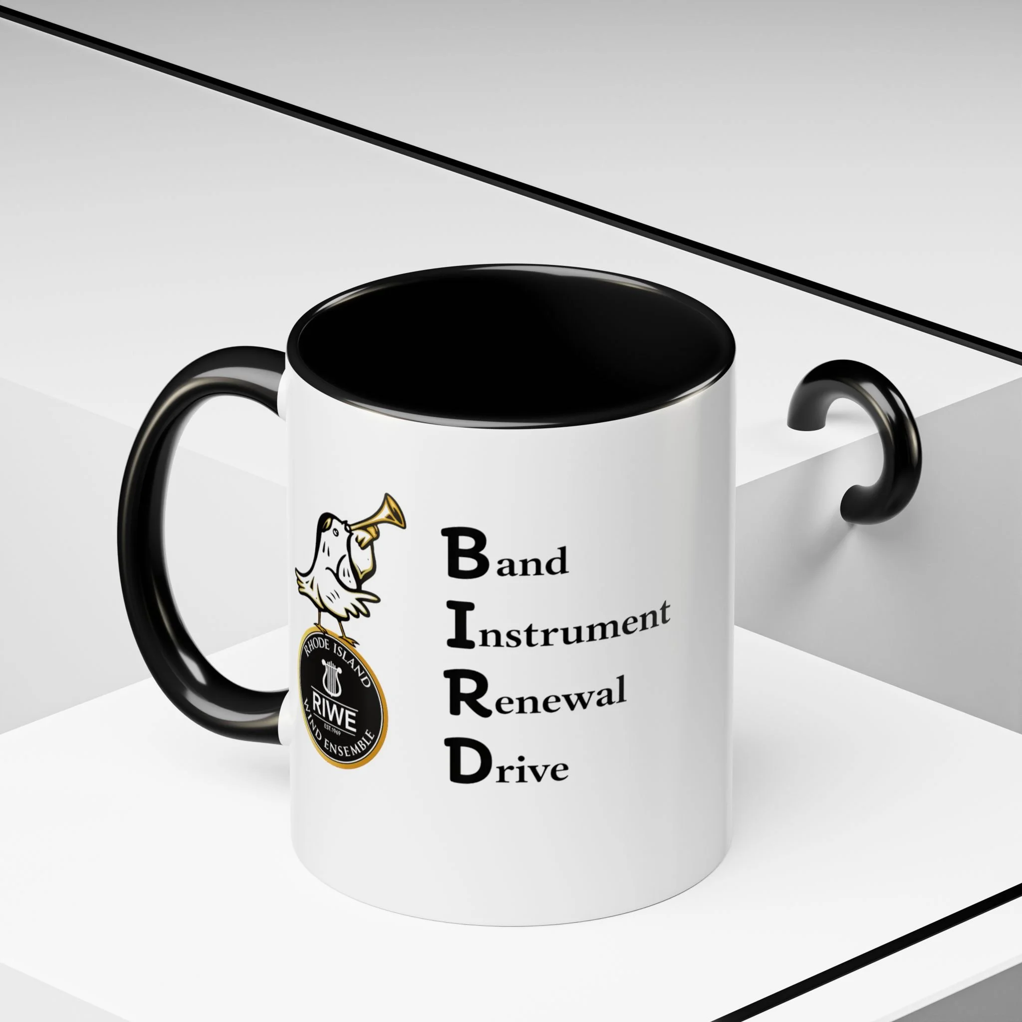 BIRD Logo Collection Accent Coffee Mug