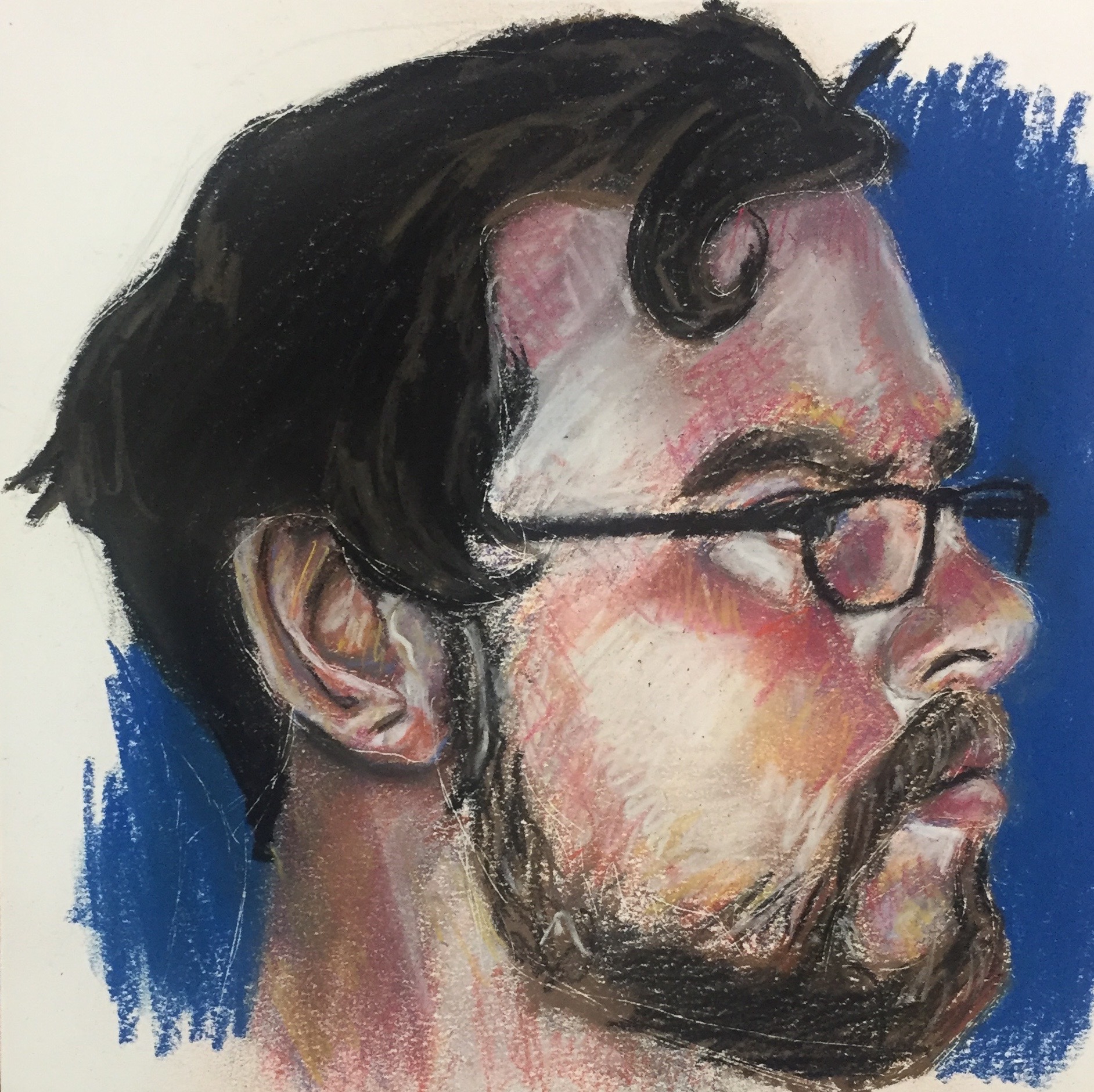 Pastel Self Portrait