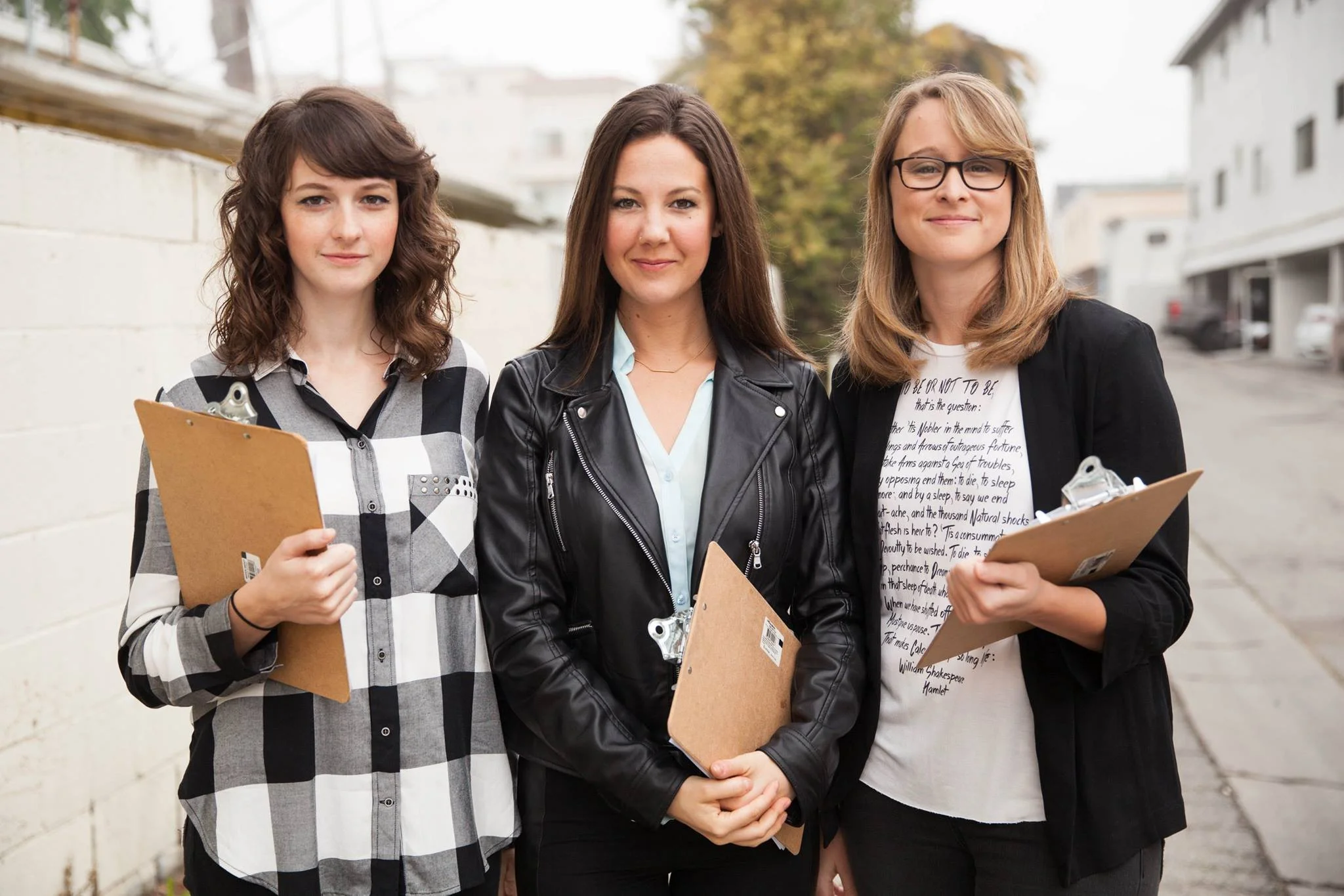 Boss Ladies Pictured: Morgan Owens @himorganowens (Co-Writer, Producer, Lead Actress). Sarah Heinss @sarahheinss (Director, Producer, Co-Writer, Editor, Actress). Maggie Hart @hart4film (Producer).