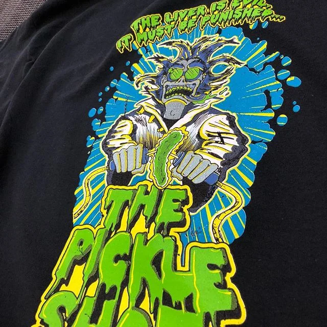 One of our new favs! Original artwork at it&rsquo;s finest created by Mitch on our team here at New Wave  Creative 👏👏👏 #newwaverunsthisshore #screenprinting #originalartwork #handdrawn #creativemindsatwork #familyownedandoperated