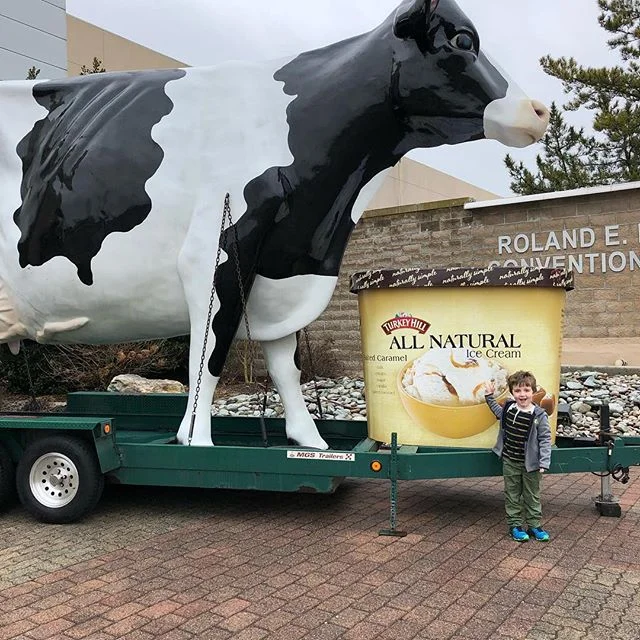 We are ready to rock and roll for the Hotel Motel Restaurant Association Spring Trade Expo tomorrow and Monday at the Ocean City Convention Center! We had such a good helper setting up 😉 #newwaverunsthisshore #rockandroll #gobigorgohome #familyowned