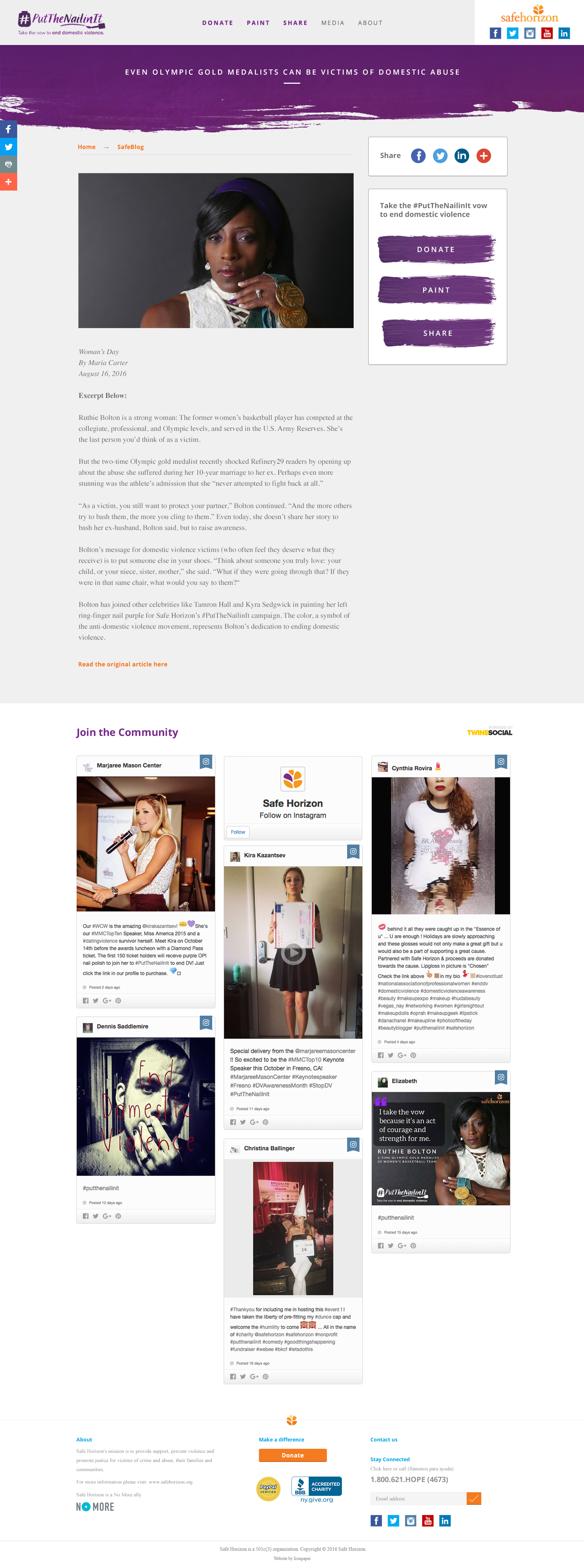 Blog Detail Page