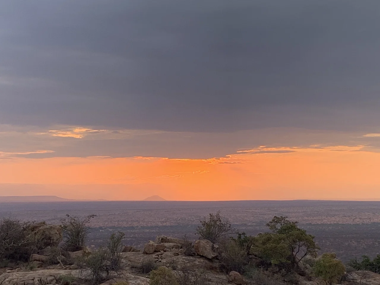 A Wamban Sunset, with it’s striking reds