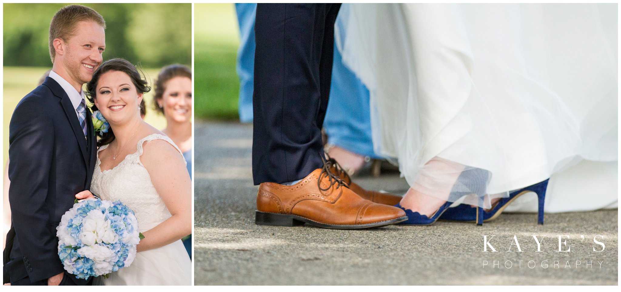 bridal and groom details while taking wedding portraits at fox hill golf club