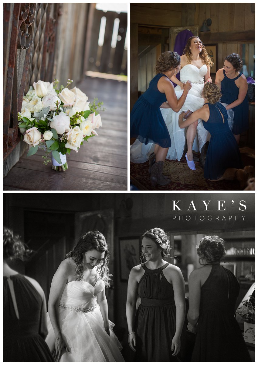 getting ready portraits in bridal suite in ann arbor, michigan at misty farms