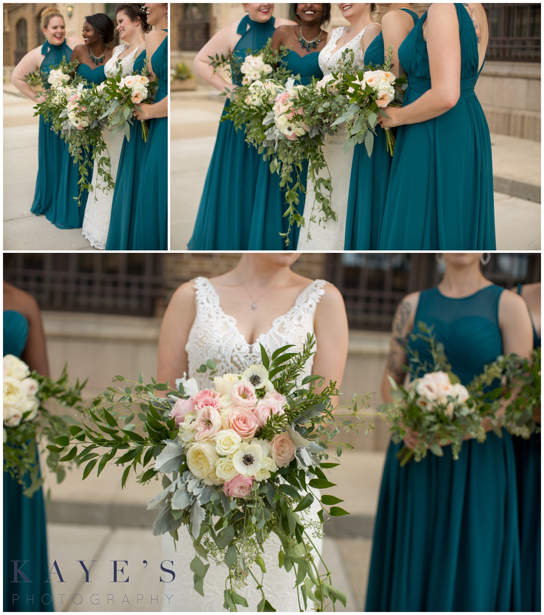 wedding bouquets for bride and bridesmaids