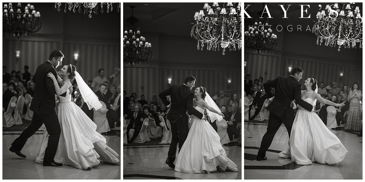 waltz dance by bride and groom for first dance captured by kayes photography at palazzo grand