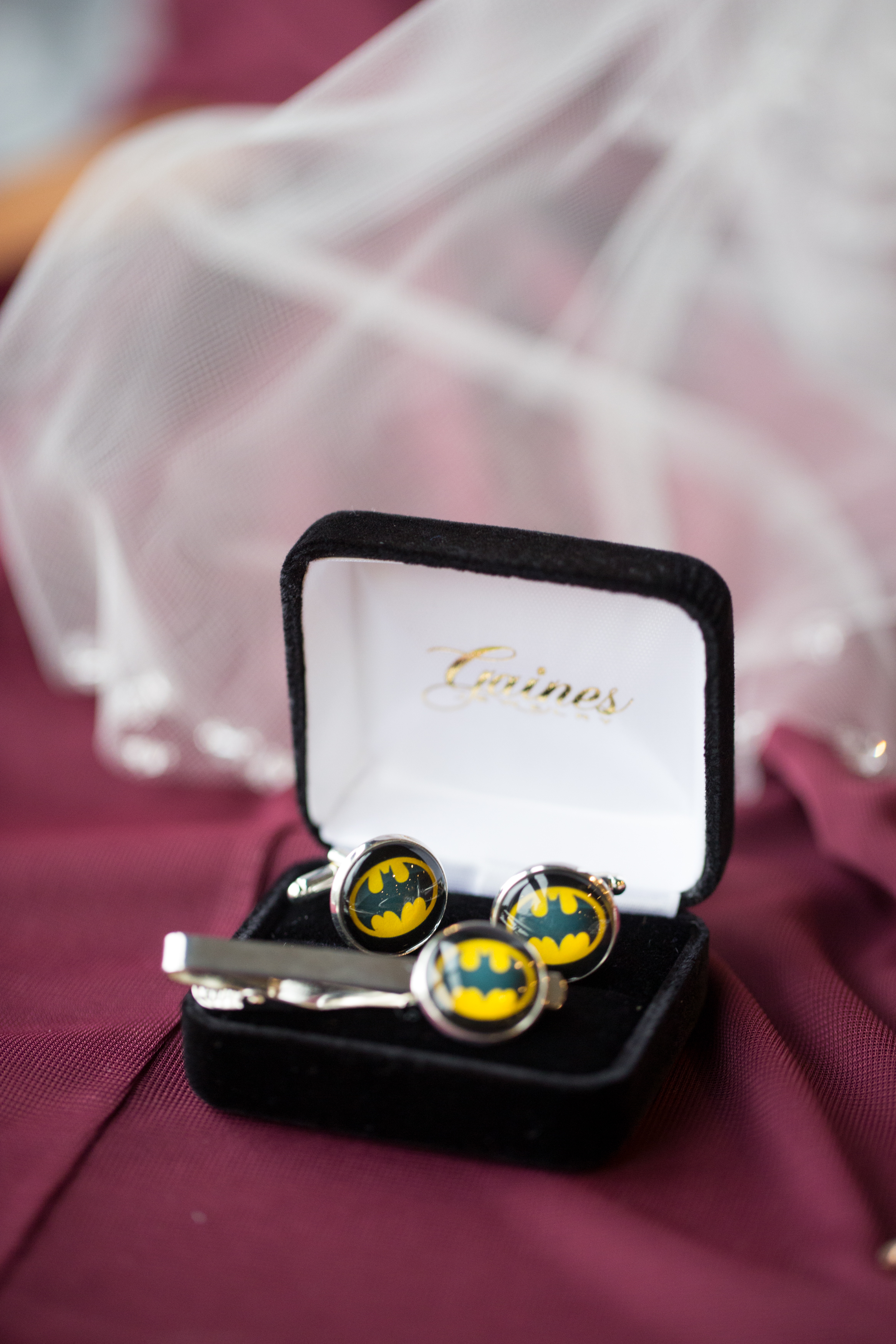 groom details for winter wedding at club Venetian in Sterling Heights