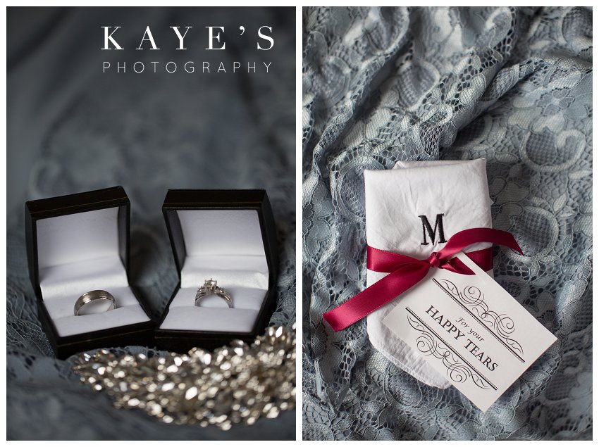 bride and groom details by kaye's photography michigan wedding photographer