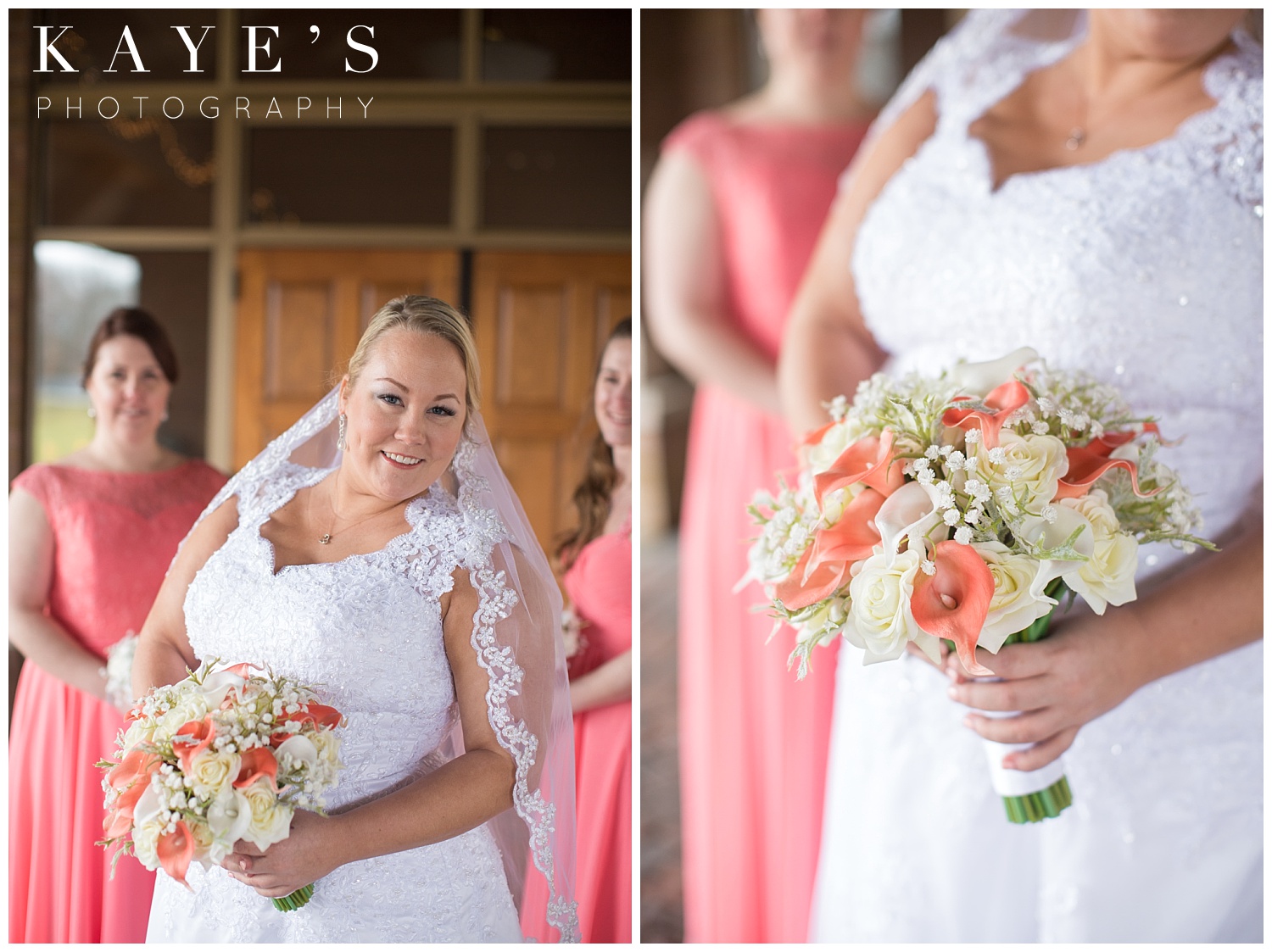 bride details during wedding photos by kaye's photography