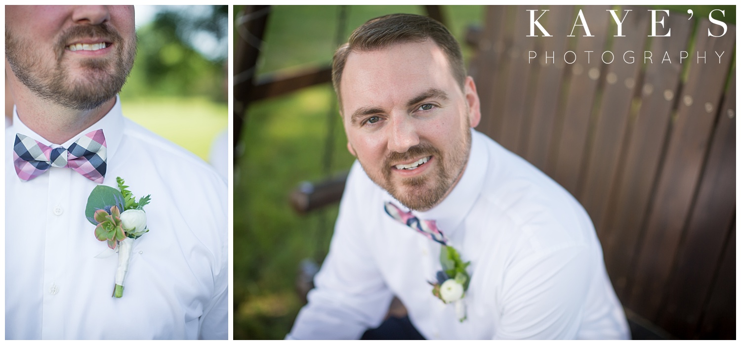 groom photos in grand blanc michigan before wedding