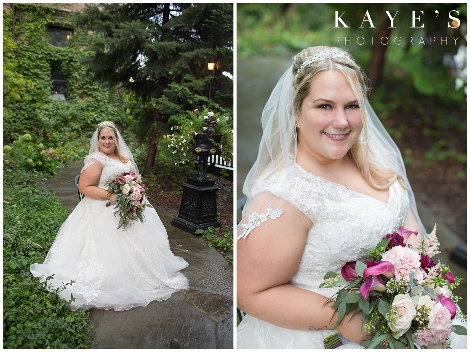 bride portraits at wedding in downtown detroit michigan