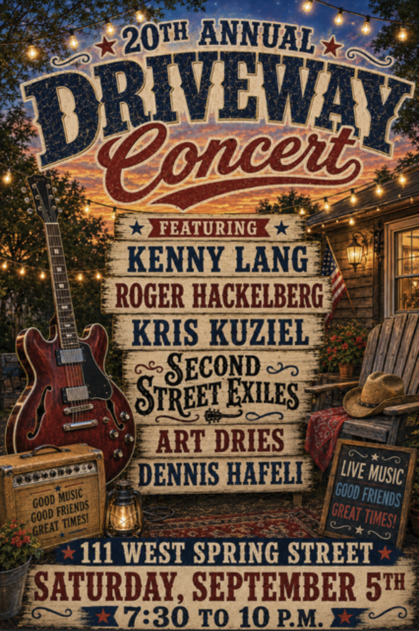 20th Annual Labor Day Driveway Concert