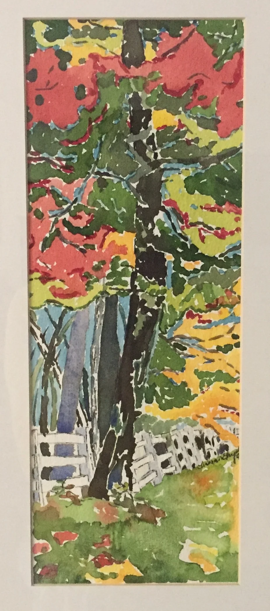 watercolor, 7" x 12", sold