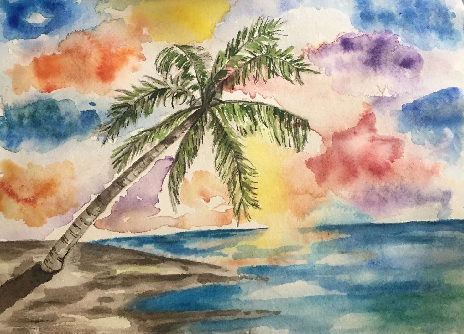 watercolor, 15" x 11", sold