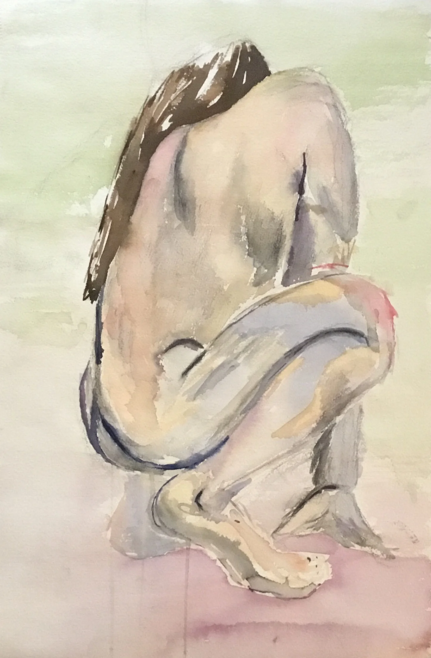 watercolor, 15" x 22"