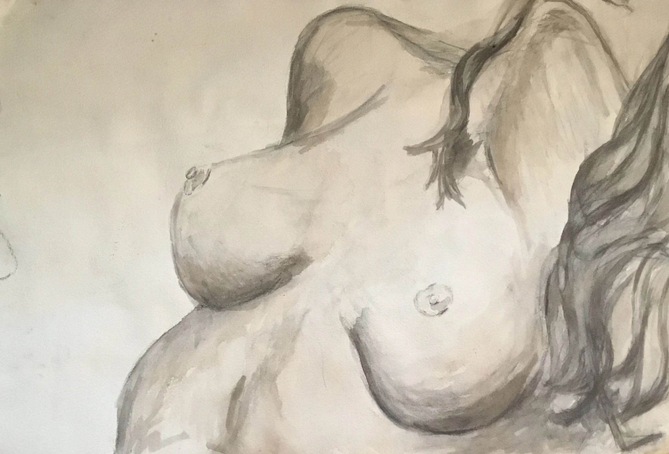 watercolor, 22" x 15"