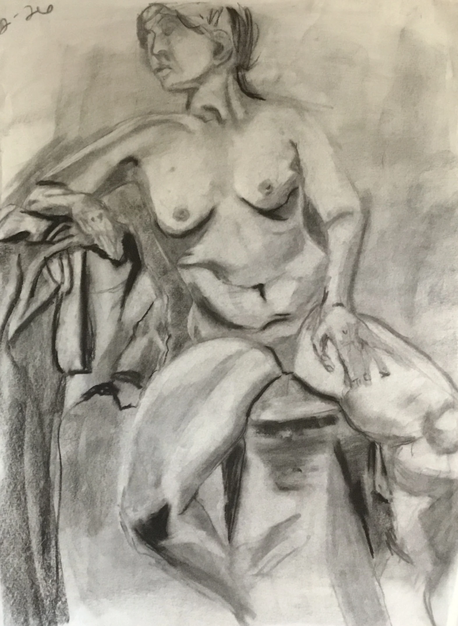 charcoal, 18" x 24"
