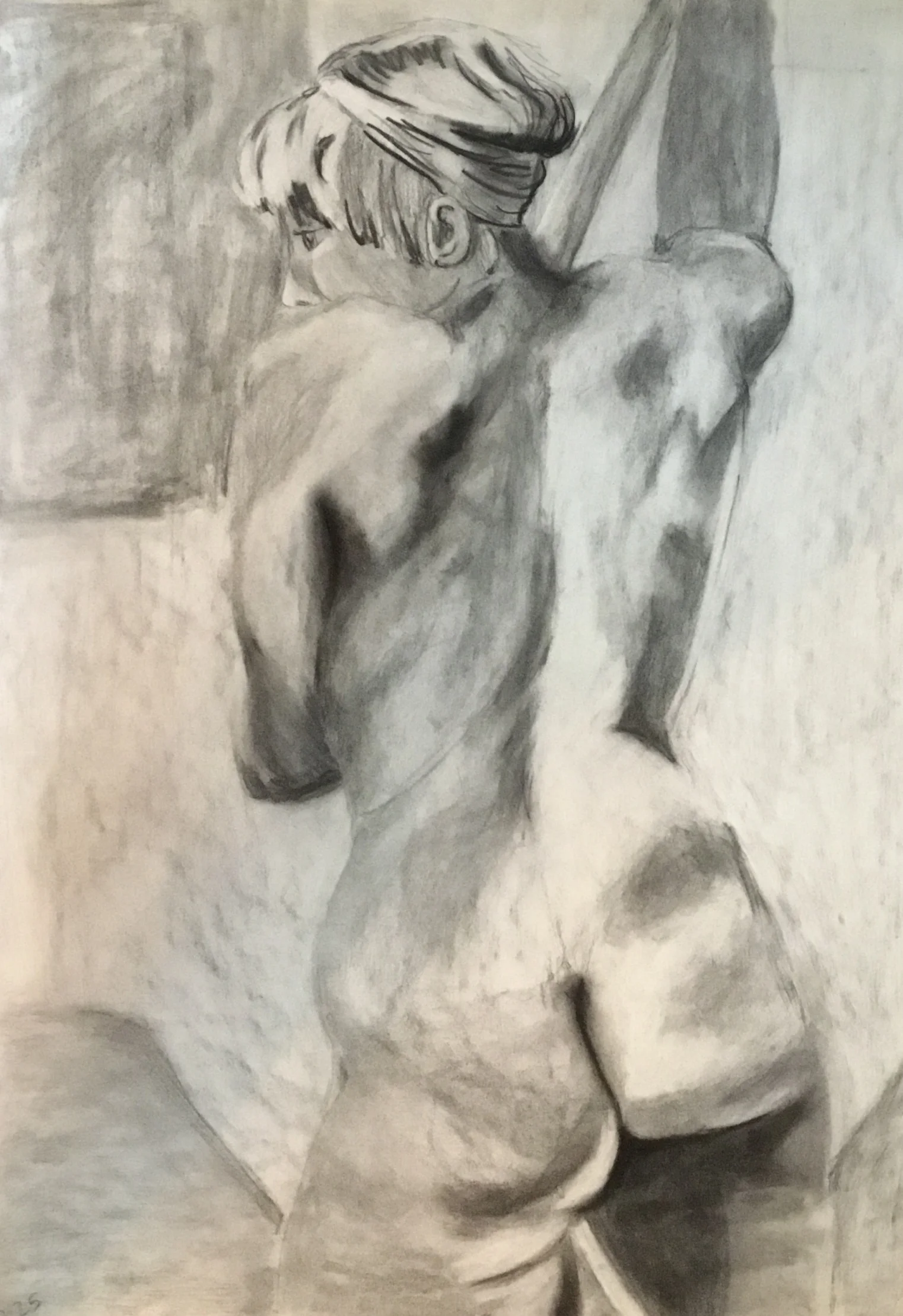 charcoal, 22" x 30"