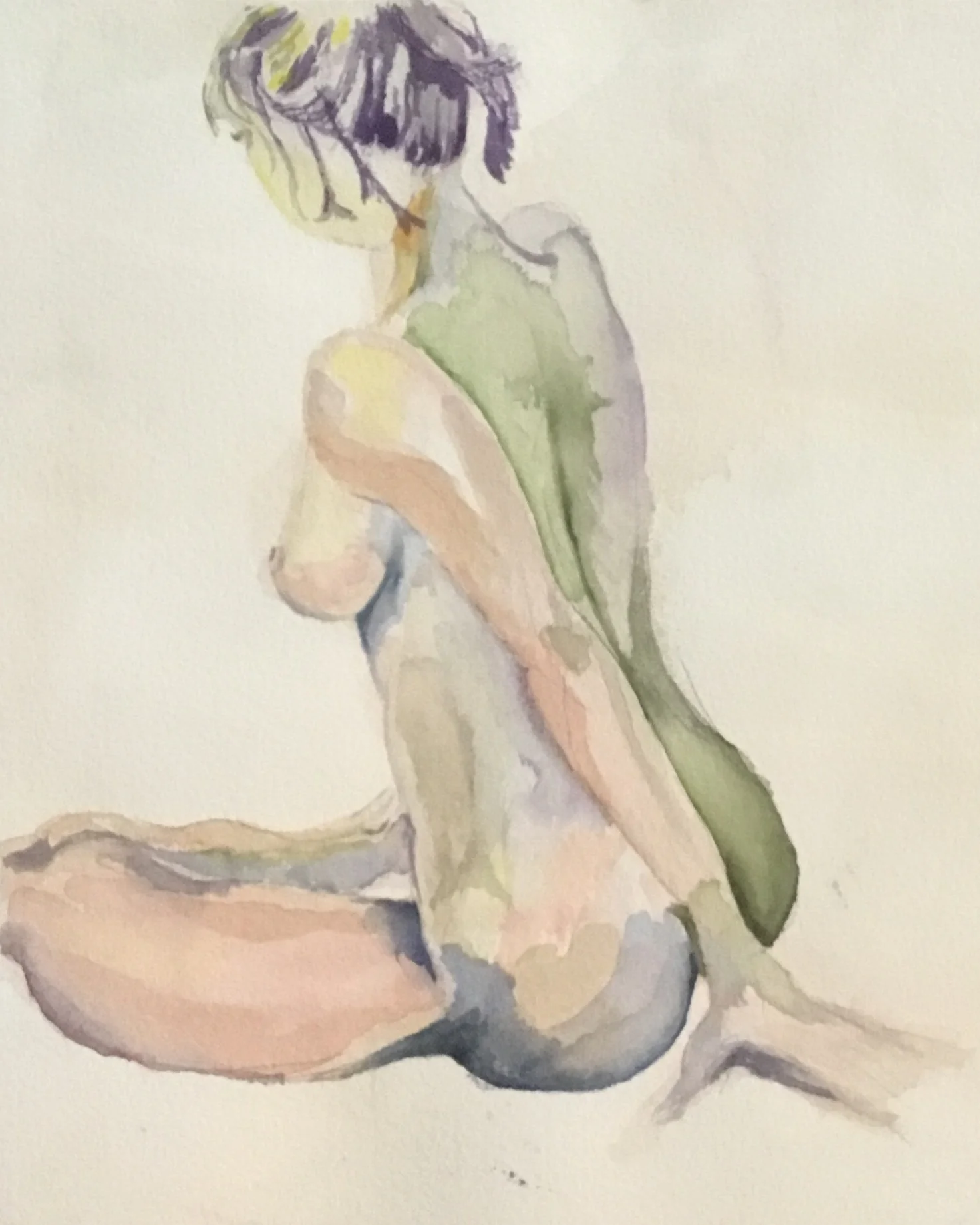 watercolor, 11" x 15"