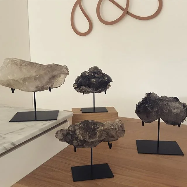 ✏️... We have just added these beautiful crystals to our collection of objects + curiosities... Super excited to use them in our upcoming staging installations 🙌🏼