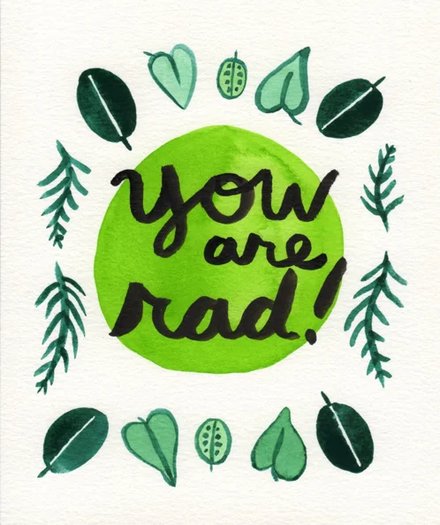 watercolor card for andrew, 2017