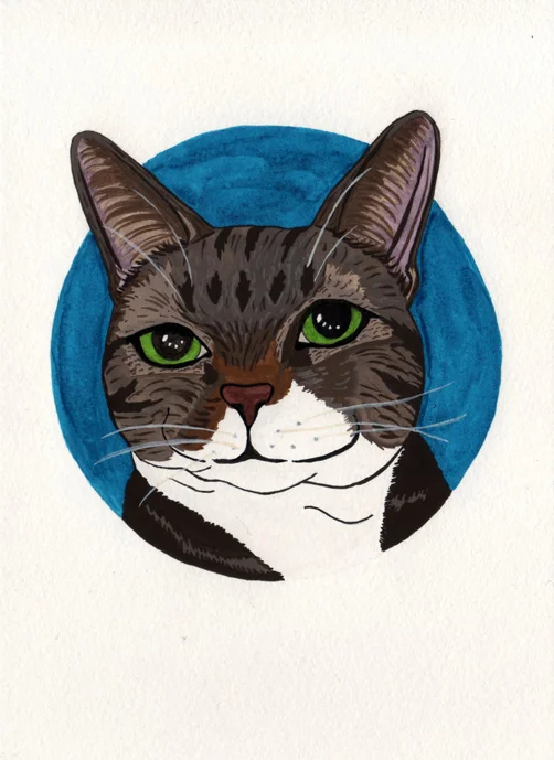 portrait, commission for sarah, 2017