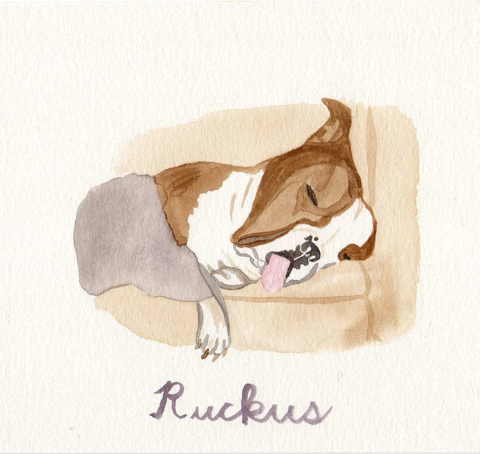 pet portrait for katie, 2018