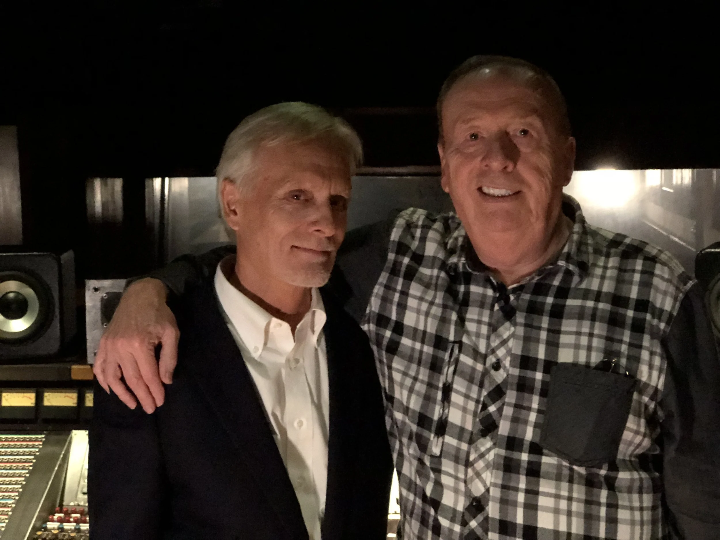 With the legendary Geoff Emerick