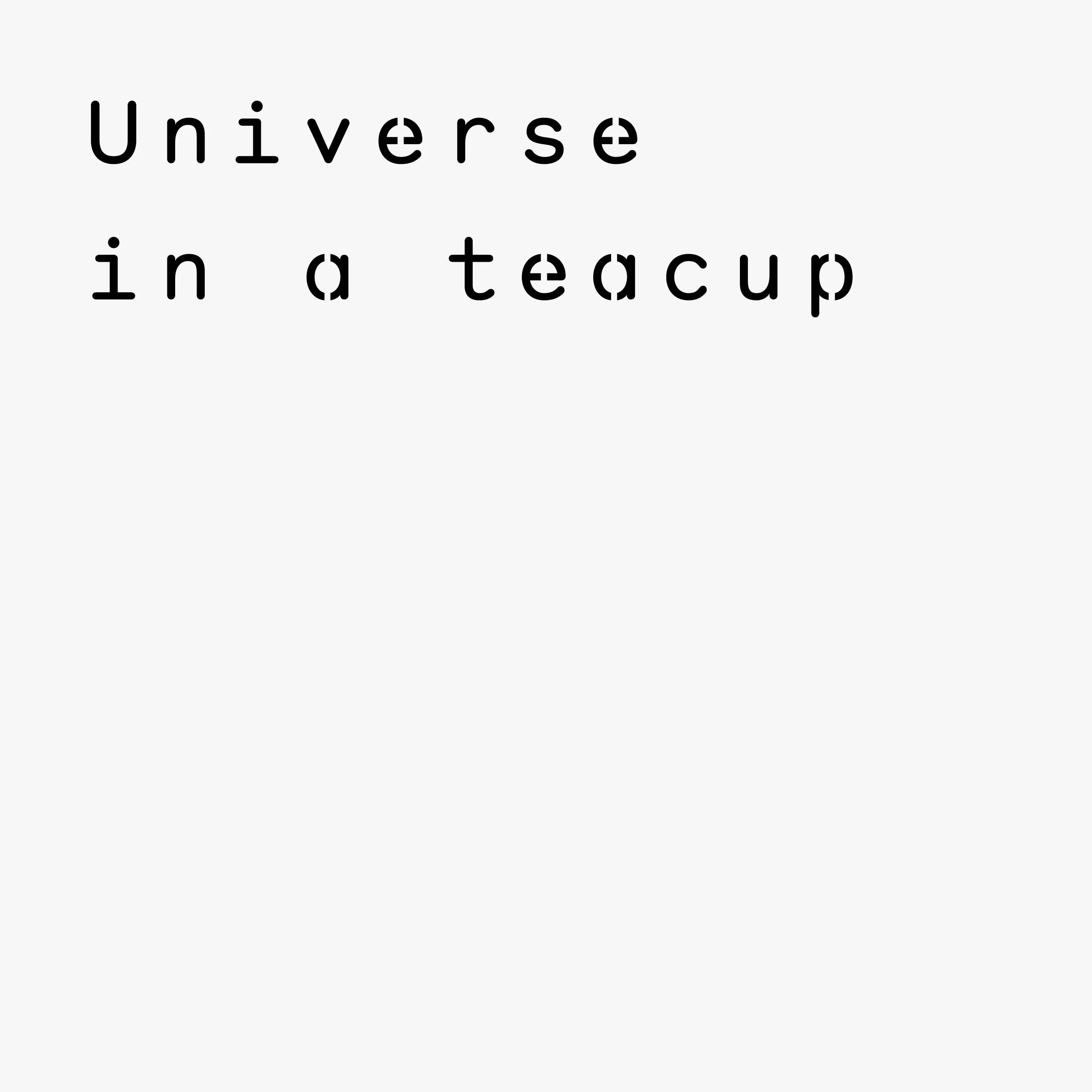 Universe in a Teacup — tea ceremony with Kim Whye Kee