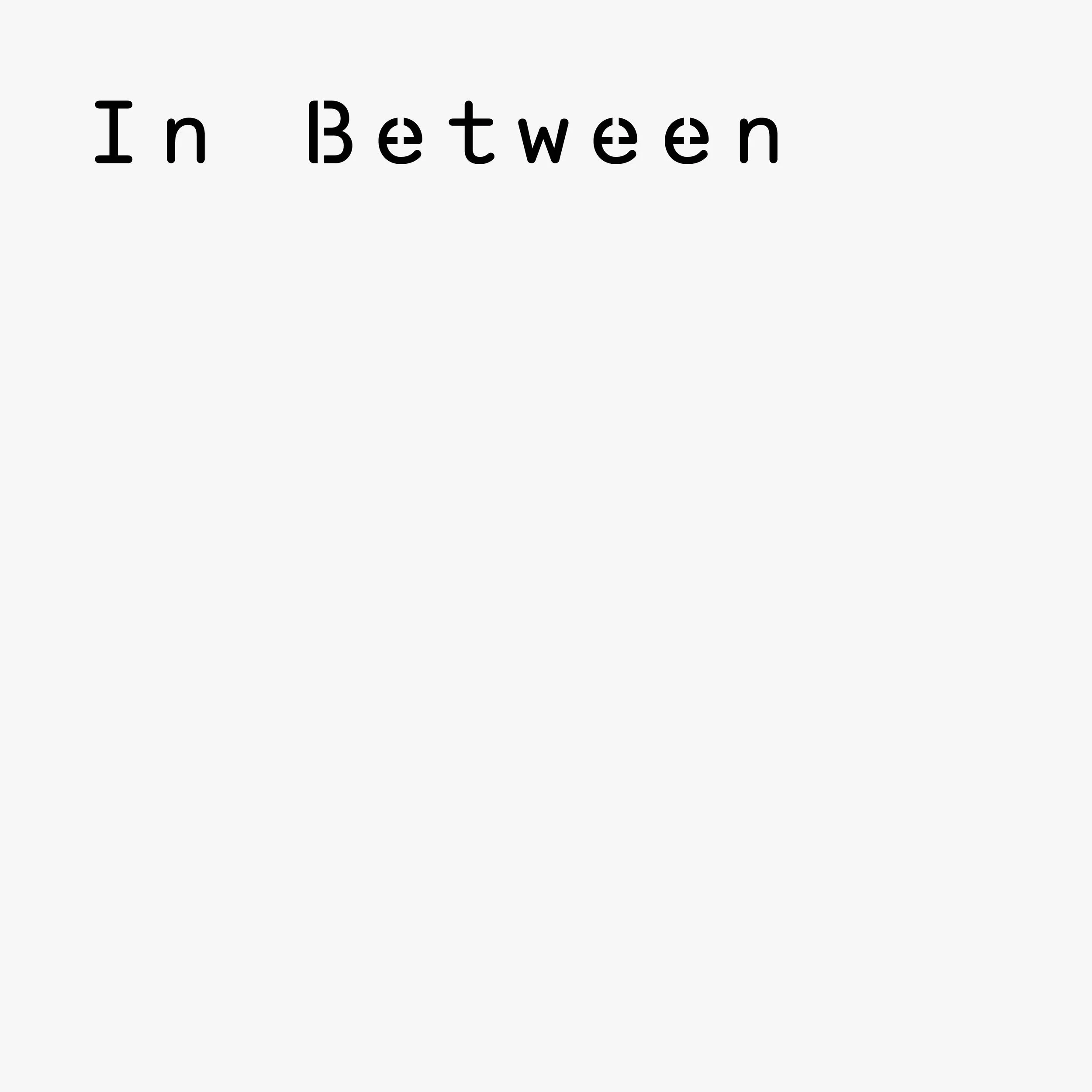 In Between — a mini sculpture workshop conducted by Bridget Tay