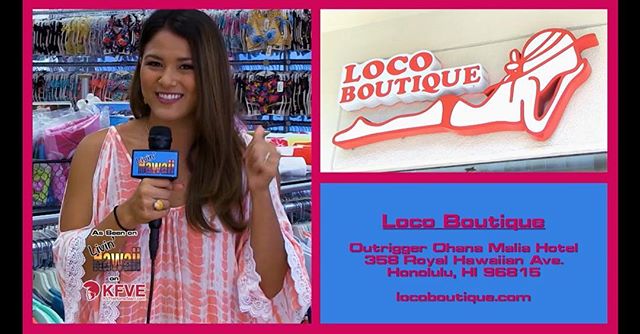 Tonight, Crystal and the models shop for swimwear at Loco Boutique, then have lunch at Heavenly Island Lifestyle in Waikiki.  6pm on KFVE!